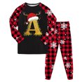 thumbnail image 1 of Huesdet Ensemble pour Garçons et Filles Pantalon Long Manches Longues Col Rond Imprimé 3D (2-3 Ans, Rose), 1 of 4