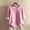 Red, variant on Women's Casual Loose Fit Button Down T Shirt Comfortable Plain Color Crew Neck Tee For Everyday Wear Soft Breathable Fabric Short Sleeve Sports Shirts Active Womens Tops Thin T Shirts Women Medium