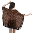 thumbnail image 4 of Moomaya Boléro Ouvert Imprimé Manches Kimono Imprimé Couverture de Plage pour Femmes, 4 of 5