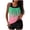 Green, variant on Moxiu Women's Two Piece Tankini Swimsuit Gradient Blouson Tank Top High Waist Boyshorts Bathing Suit for Summer Beach Swimming Surfing Multicolor,XL