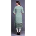 thumbnail image 4 of Bimba Robe Kurti Longue Imprimée Tunique Droite Robes pour Femmes Haut Indien, 4 of 5