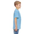 thumbnail image 3 of Hanes Nano-T Kids` T-Shirt, M, Light Blue, 3 of 3