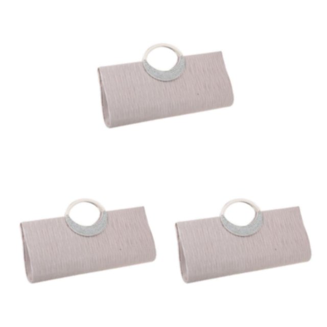 maskred Sac à Main de Soirée Robuste et Durable Compagnon Fiable pour Sortie Nocturne Polyester Pochettes pour Femmes Sac de Soirée Bons Cadeaux Abricot Ensemble de 3