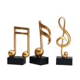 thumbnail image 2 of 3Pcs Music Note Musical Sculpture Musical Sculpture Ornaments Figurine for Music, 2 of 8