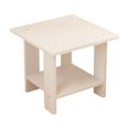 thumbnail image 2 of Wzzjkit Table de Chevet, Table de Nuit pour Chambre, Table d'Appoint à 2 Niveaux Table Basse pour Rangement et Organisation à la Maison Dortoir, 2 of 7