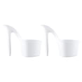 thumbnail image 2 of Flowerpot High Heel Shaped Creative Craft Making Tool Patio  white, 2 of 8
