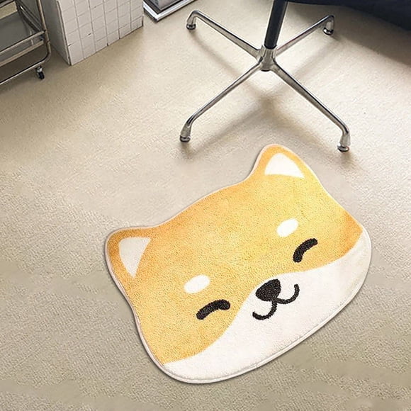 Hearth & Gear Whimsical Shiba Inu & Cat Wool Rug Entryway/Bath Mat ( & Thick)" Soft Blankets And Throws for Women Blanket Throw Living Room Rug Mauve Throw Blanket Throws for Couch Living Room Tug