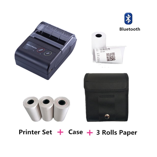 58mm Bluetooth Pocket Portable Thermal Receipt Printer Mini Wireless Notes Phone Printer