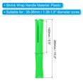 thumbnail image 2 of Unique Bargains Poignée de Rétrécissement de 10 Pouces, 2 Pcs Distributeur de Pellicule Extensible Distributeur de Film Extensible Petite Main pour Déménagement de Meubles, Vert, 2 of 5