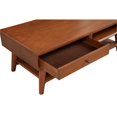 thumbnail image 3 of Alpine Furniture Table Basse en Bois Flynn 1 Tiroir Couleur Chêne (Marron), 3 of 7