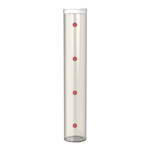 jinwen Tube de Rangement pour Volants Support de Balle de Badminton Portable pour Exercice Sport Luxe