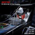 thumbnail image 2 of BESTEK 150W Car Power Inverter, Car Charger DC 12V to 110V AC Converter PD 30W QC 3.0 18W USB Charger Laptop Car Charger Outlet Power Adapter for Car, 2 of 7