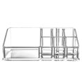 thumbnail image 1 of Makeup Organizer Cosmetic Storage Box Clear Countertop Space Saving Storage for Lipsticks Brushes Creams Nail Polish, 1 of 5