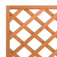 thumbnail image 5 of vidaXL Planter with Trellis Brown Solid Wood Fir, 5 of 5