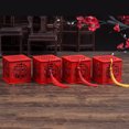 thumbnail image 3 of 2Pcs Xi Letter Hollow Out Candy Chocolate Sweet Box Chinese Wedding Party Favors, 3 of 8