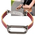 thumbnail image 1 of Bracelet en Cuir PU en Acier Inoxydable Réglable avec Boîtier de Pare-Chocs Smart Montre Accessoire de Remplacement pour 7, 1 of 8
