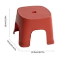 thumbnail image 3 of EQWLJWE Tall Plastic 1 Step Stool,Plastic Mini Stool for Home,Portable Single Level Step Ladder Foot Stool for Kitchen,Bathroom,Bedroom,and Garage, 3 of 8