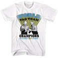 thumbnail image 1 of Powertown Wrestling Tag Team Champs White Adult T-Shirt S, 1 of 2