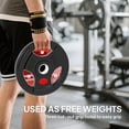 thumbnail image 4 of Soozier 2 x 22lbs Weight Plates Set, 2-Inch Barbell Weights Set, 4 of 10