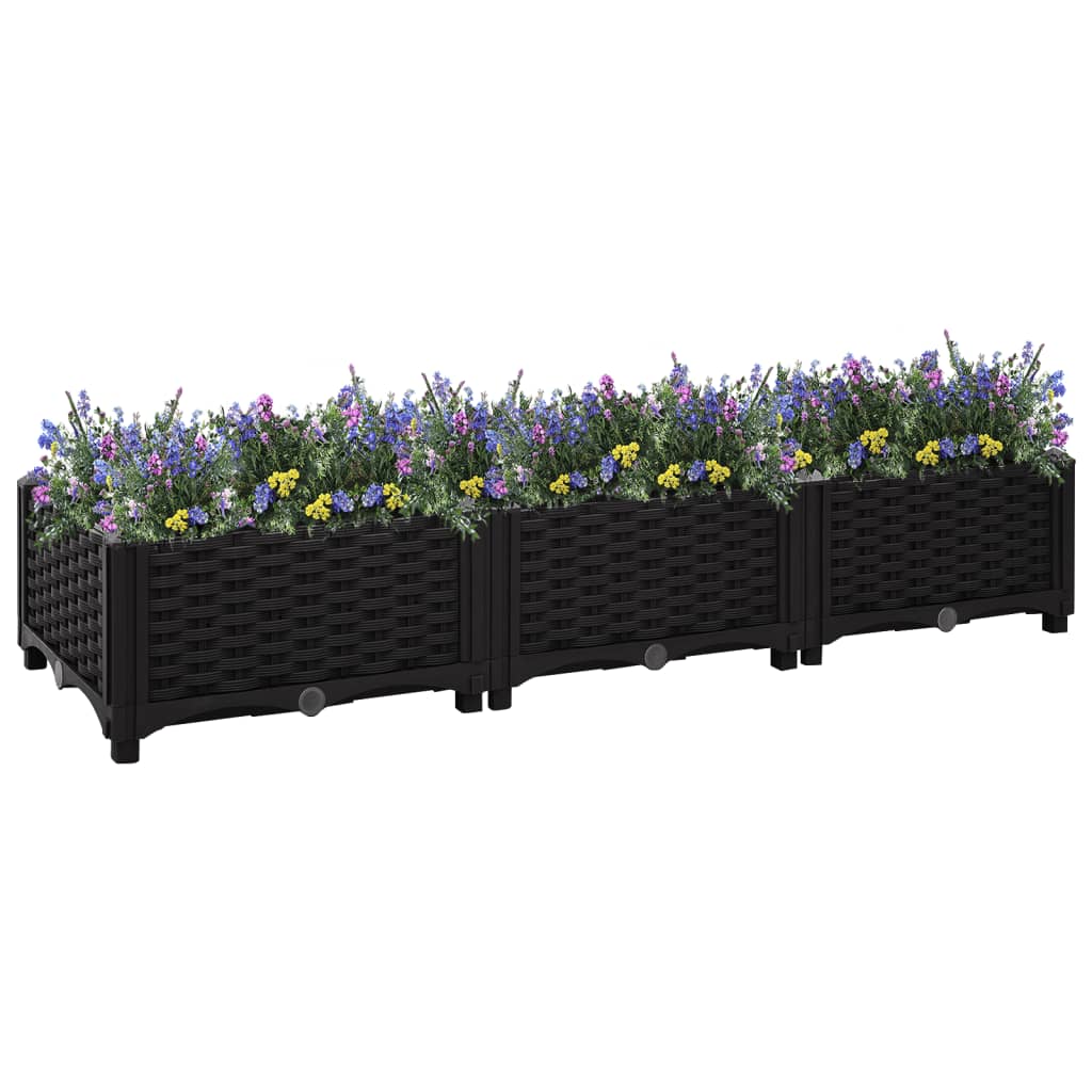 vidaXL Lit Surélevé 120x40x23 cm Polypropylène