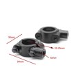 thumbnail image 3 of Handlebar Mirror Mount Clamp Aluminum Handlebar Rearview Side Mirrors Adapter Holder Clamp Universal for Bicycle Motorcycle Scooter, 2 Pcs 10mm, 3 of 6