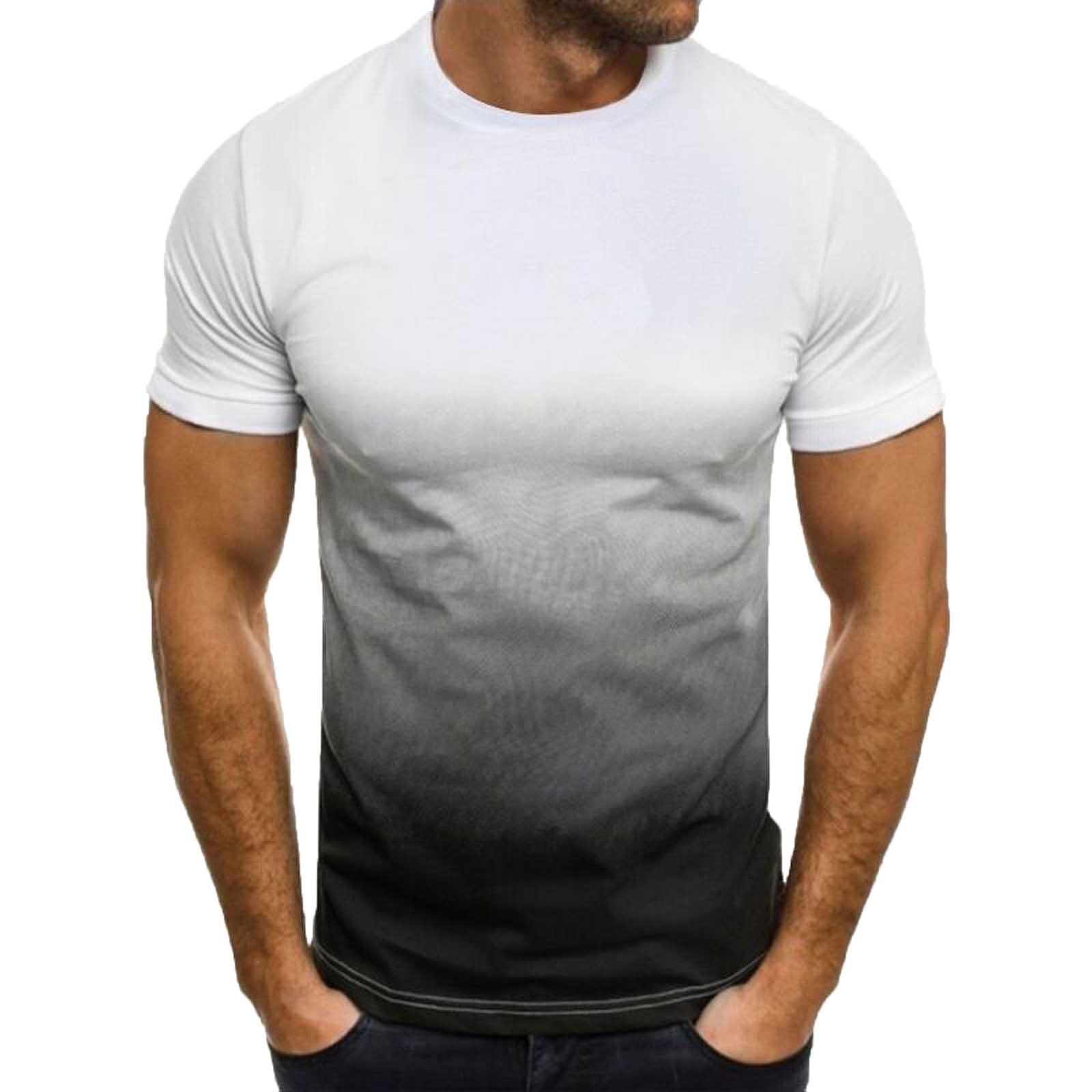 Short Sleeve Shirts for men Short Sleeve Printing Round Neck Pullover T Shirt Blouse Mens Shirts Short Sleeve Mens Short Sleeve Shirts Men Shirts Short Sleeve Into the Am Shirts Men