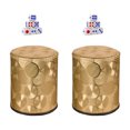 thumbnail image 1 of Golden PU Leather Dice Game Cup with AntiSkid Design for Party and Home Use Size 2.5x4.5 Inch, 1 of 8