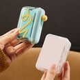 thumbnail image 3 of Huanglei Portable Pick Dispenser With One Eject Travel Picks With Clear Cover Compact Can Holds 15 16 Refillable Flossers For Travel And Home Use, 3 of 5