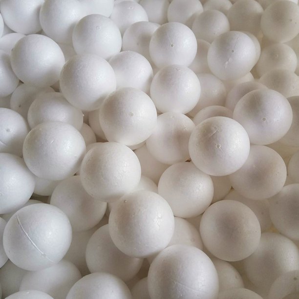 Milisten 50Pcs Boules de Mousse Artisanale Boules de Mousse de Lisse pour Les Arts Artisanat Bricolage Ornements Projets Scolaires Décoration de Noël (Blanc 5Cm Milisten 50Pcs Boules de Mousse Artisanale Boules de Mousse de Lisse pour Les Arts Artisanat Bricolage Ornements Projets Scolaires Décoration de Noël (Blanc 5Cm