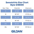 thumbnail image 4 of Gildan Chandail Molletonné à Col Rond pour Homme, Style G18000, Royal, Petit, 4 of 5