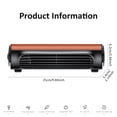 thumbnail image 3 of Binwennn Stand up Fans for Bedroom with Remote Fans with Remote Circular Fan Small Air Conditioner For Car Usb Powered Bladeless Fan Portable Car Air Conditioner Front And Rear Seat Car Cooler High, 3 of 4