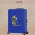 thumbnail image 1 of Luggage Cover Scratch Resistant Trolley Protective Case Apply To 18-32 Inch Golden Flower Print Suitcase Travel Accessory Covers 8Golden flower L M (22-25inch), 1 of 6