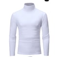 thumbnail image 1 of Chandails à Col Roulé Thermiques Ajustés et Chauds pour Hommes, Chandail à Col Roulé Extensible, Hauts, 1 of 3