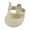 Beige, variant on Summer Baby Boy Girl Kids Folding Bunny Straw Visor Cap Adjustable Sun Hat