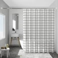 thumbnail image 1 of Boovnll Rainproof Quick-drying Shower Curtain With Grommets- Wet And Dry Separation- Machine Washable- 70x78in, 1 of 8