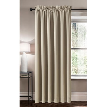 Swift Home 1 Piece Room Darkening Rod Pocket Curtains