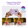 thumbnail image 4 of myFirst Camera 50 - Kids Digital Camera with AI Editor 20MP Photos 1080P Video, Front & Selfie Lens,Portable Travel Camera (Purple), 4 of 5