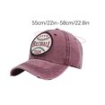 thumbnail image 2 of Matching Family Swimsuits Summer Sun Protection Fashion Retro Baseball Embroidery Hat Outdoor Sun-hat Baseball Cap, 2 of 3