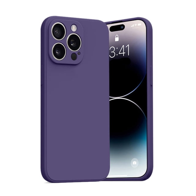 PANDACO Étui Souple Violet pour iPhone 15 Pro Max