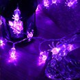 thumbnail image 1 of Heliisoer 40 LED Spider String Lights 19.7ft Halloween String Lights For Outdoor Indoor Decor Halloween Lighting For Yard Home Party Decorations, 1 of 8