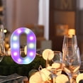 thumbnail image 4 of LiveSatisfy Clearance Colorful Light Up Letters, LED Letter Lights Marquee Letter Signs Battery Powered, Letter Lamp with Remote for Birthday Party Wedding Home Bar Christmas Decorations, 4 of 8