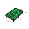 thumbnail image 3 of UsRHHA Mini Pool Table Billiards Game Set, 2 Sticks & 11 Balls Desktop Game For Stress Relief, Portable Tabletop Pool For Family Entertainment, 3 of 6