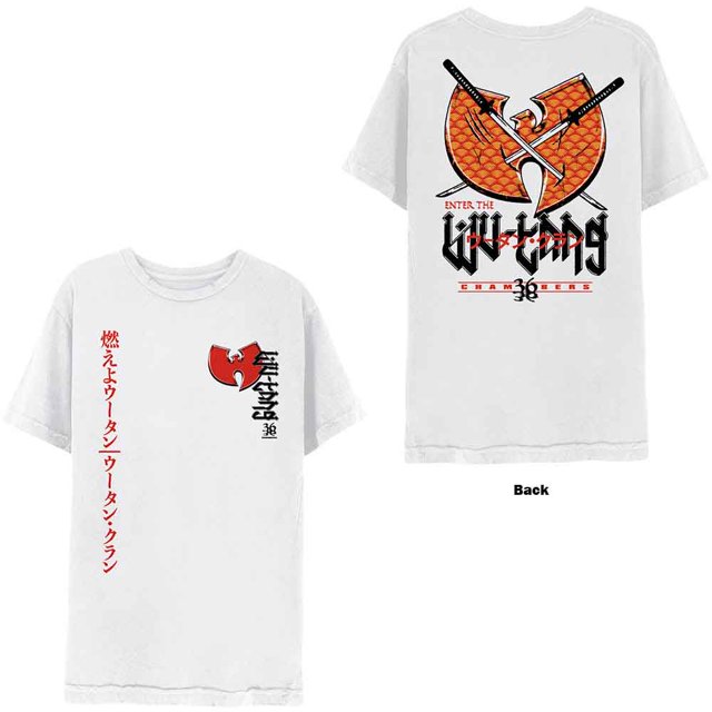 Wu-Tang Clan Unisex T-Shirt Swords (Back Print)