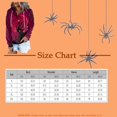 thumbnail image 3 of Femmes Halloween Sweat-Shirts Citrouille Impression Col Rond Pull à Manches Longues Oversize Pull-Overs Jaune XXL, 3 of 6