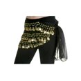 thumbnail image 1 of Foulard de Hanche Noir pour Danse du Ventre, 1 of 1