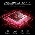 thumbnail image 4 of Écouteurs Tactiles Bluetooth Sans Fil VEAT00L, Écouteurs Stéréo Basse 65 H avec 6 Modes d'Égalisation, Écouteurs Tactiles Sans Fil à DEL Multicolores Multifonctions avec Micro ENC, Mode ANC à Réduction de Bruit/transparence, 4 of 7