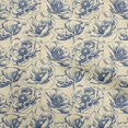 thumbnail image 1 of oneOone Georgette Viscose Beige Fabric Floral Craft Projects Decor Fabric Printed By The Yard 42 Inch Wide, 1 of 4