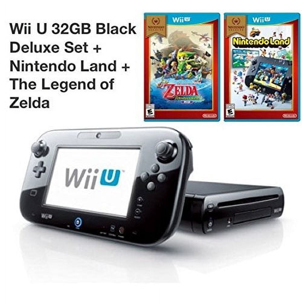 Restored Wii U 32GB Deluxe Console With Gamepad Nintendo Land The