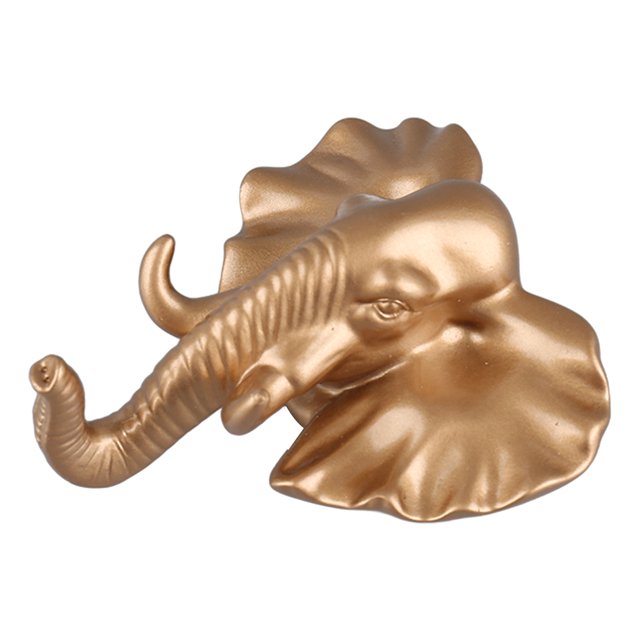 Animal Shape Hook, Resin Material, Wall Mounted Hanging Hook For Coat Towel Key, Decorative Hook With Removable Animal Horns