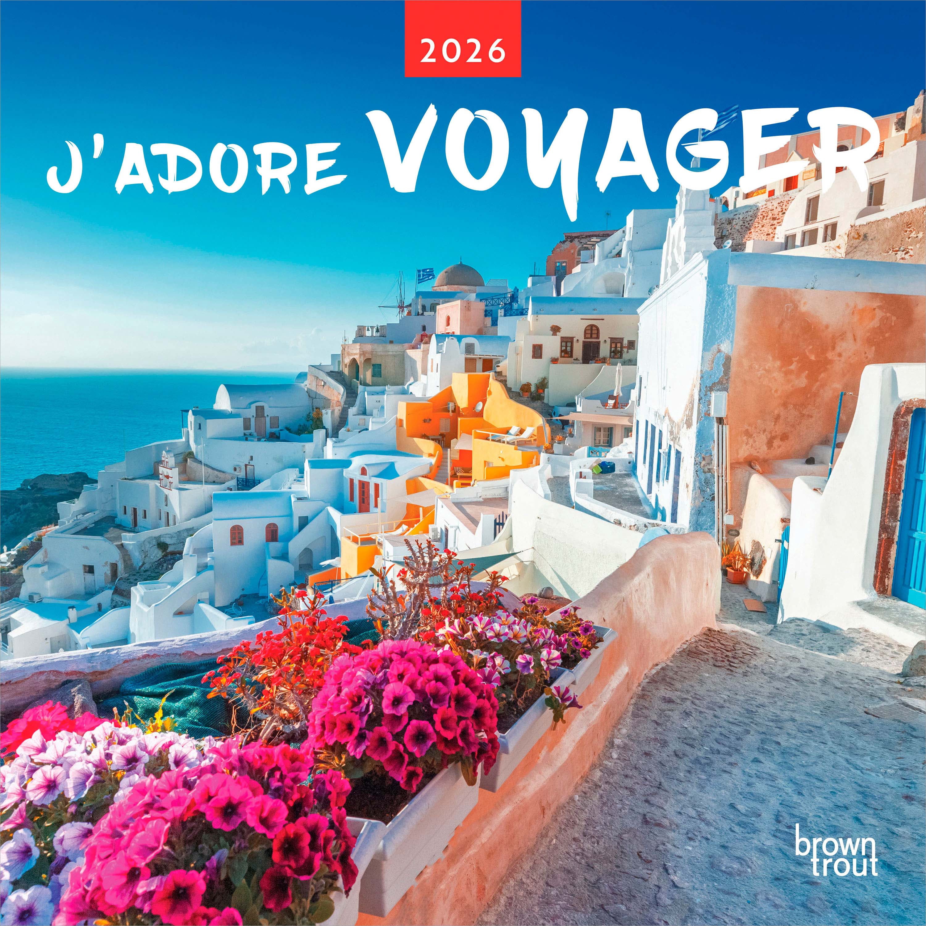 J'adore Voyager 2026 Carré FRANÇAISE BTAU